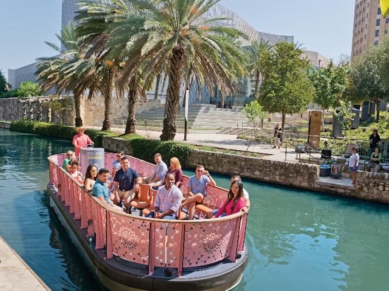 Narrated River Cruise in San Antonio - A River Walk view from the water