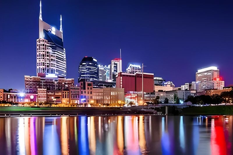 Nashville City Night Trolley Tour - The Parthenon: classical architecture under lights