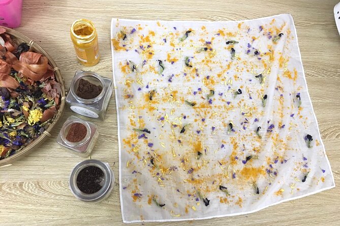 Natural Bundle Dyeing With Silk Scarf Workshop - Inclusions