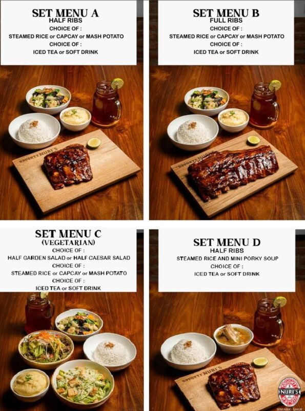 Naughty Nuris Pork Ribs Dining Experience in Seminyak or Sanur - Choosing Between Half Ribs, Full Ribs, and the Vegetarian Set
