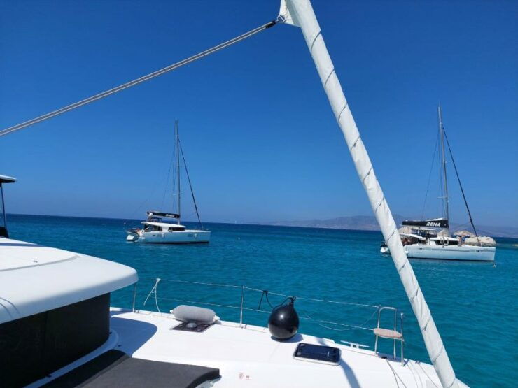 Naxos: Catamaran Cruise With Swim Stops, Food, and Drinks - Experience
