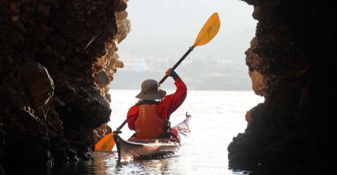 Naxos: Moutsouna Caves Sea Kayak Tour, Snorkeling & Picnic - Itinerary