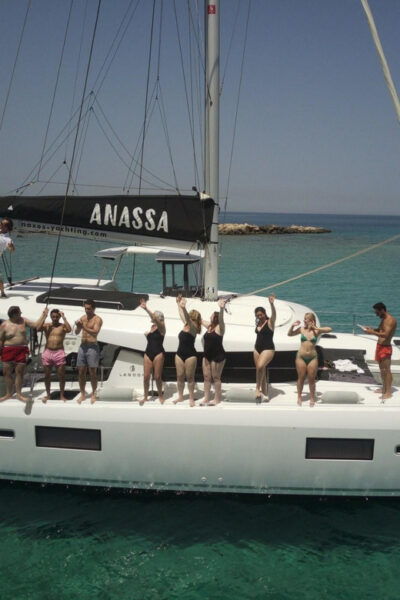 Naxos: Private Sunset Catamaran Cruise With Dinner - What to Expect