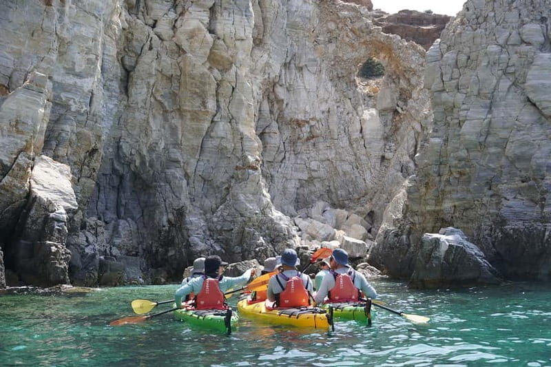 Naxos: Rina Cave Sea Kayak Tour with Snorkeling and Picnic - Authentic Experiences from Reviewers