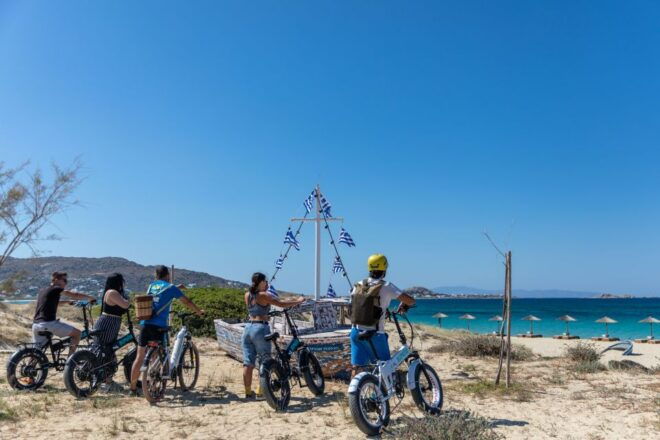 Naxos: West Coastline E-Bike Tour With Sunset Option - Sunset Option