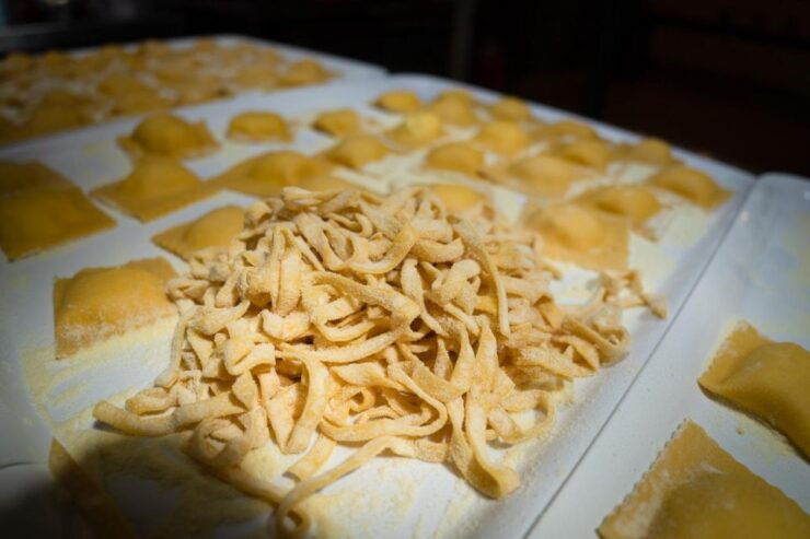 Neighborhood Shopping & Homemade Pasta ! - Experience Italian Pasta Making in Florence