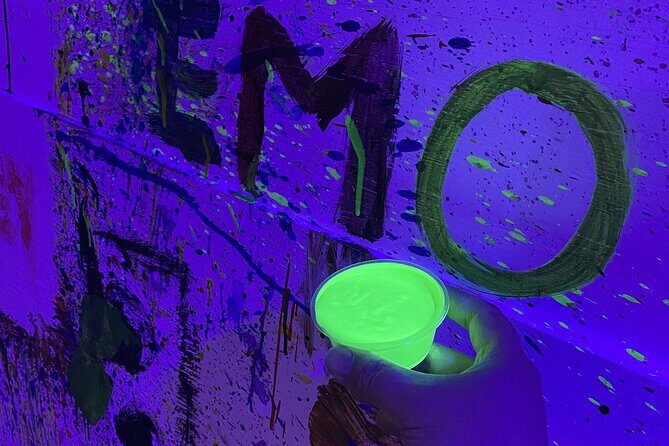 Neon Battle Splatter Painting in Toronto - FAQs