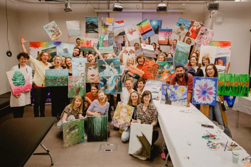 Neon Paint - Painting and Wine in the Dark in Krakow - Authentic Insights from Reviewers