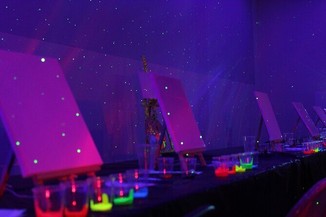 NEON Starry Night Sip and Paint Experience - The Sum Up