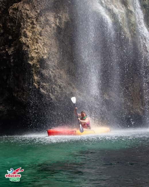 Nerja: Self-Guided Kayak Tour. Maro Waterfall. Support boat for the route. - FAQ
