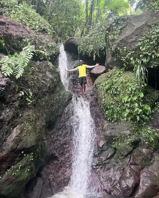 Nevis Waterfalls/Russel's Rest Hike - The Natural Pools and Refreshing Dips