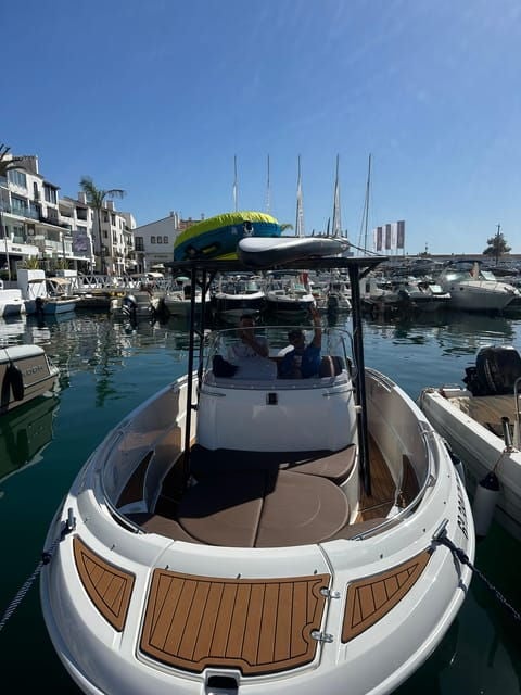 New Boat Trip in Puerto Banús With Friends, Family. Dolphins - Itinerary and Experience