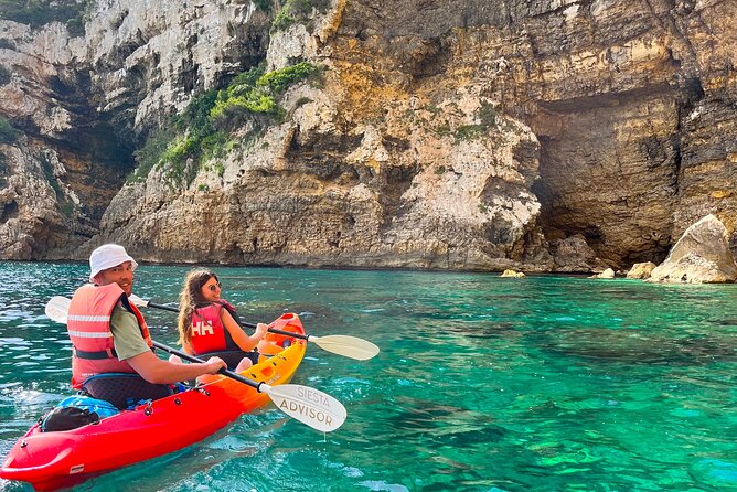 *NEW* Cave & Snorkel Kayak Excursion Cala Portixol - Meeting and Pickup