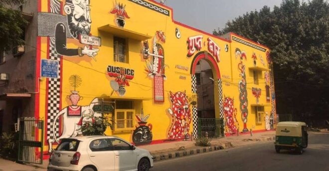 New Delhi: Bohemian Delhi Street Art Tour With Lake Cafe - Full Description