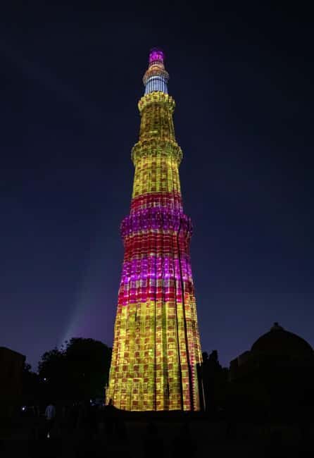 New Delhi: Private Tour of Qutub Minar Light and Sound Show - FAQ