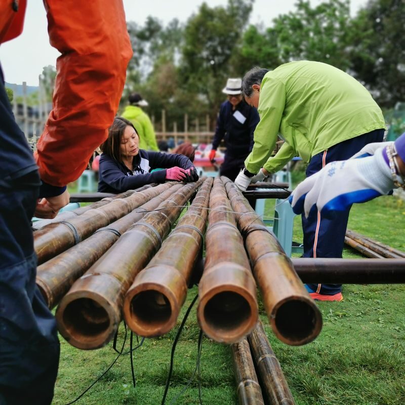 New experience with "Bamboo" - Building with bamboo, not a blueprint