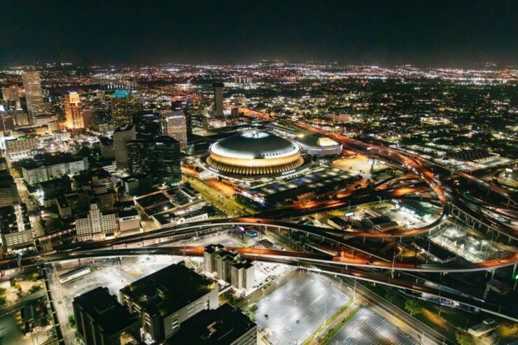 New Orleans: City Lights Helicopter Night Tour - Tour Description