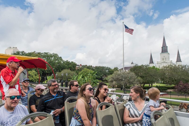 New Orleans Hop-On Hop-Off Bus by City Sightseeing - The Superdome and the Central Business District