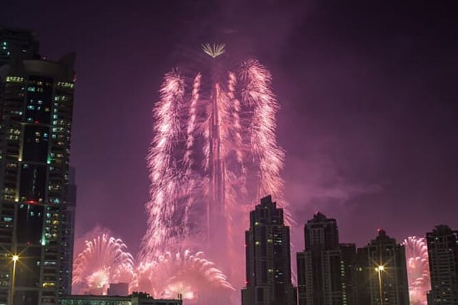 New Years Eve Burj Khalifa Fireworks Cruise in Dubai-Gala Dinner - Overview of the Experience