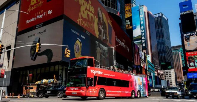 New York City: 24 or 48-hour Hop-on Hop-off Bus Tour - Audio Guide and Languages