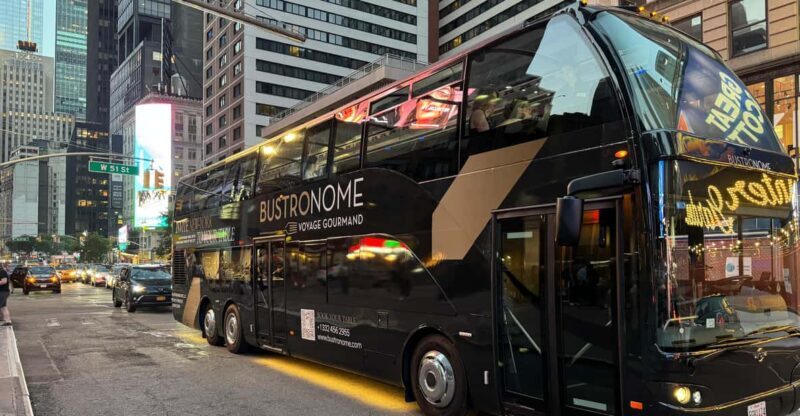 New York City: Bustronome Gourmet Dinner Tour - Seating & Group Size