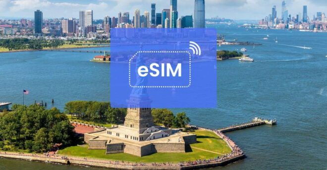 New York: Us/ North Americas Esim Roaming Mobile Data Plan - Flexibility to Buy or Top Up Data Plan Anywhere
