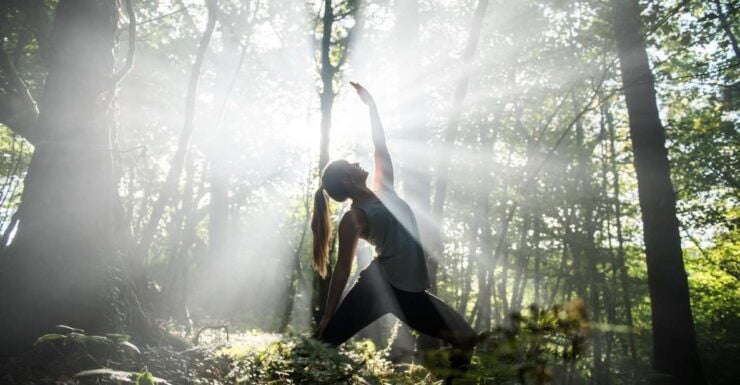 Newquay: Surf, Yoga & Woodland Wild Camp - Evening and Morning Yoga Sessions
