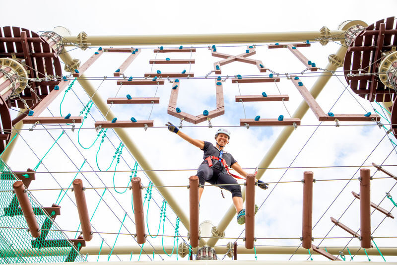 Next Level High Ropes Course in Maroochydore - Three towers make the height part of the fun
