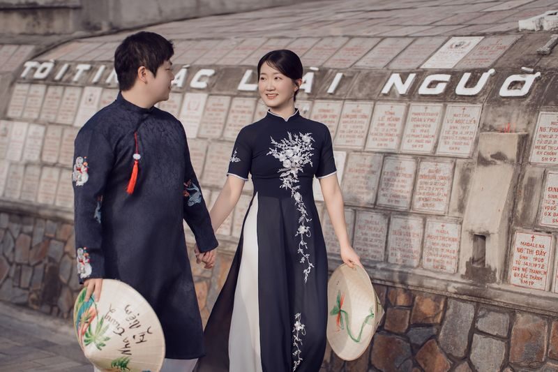Nha Trang Ao Dai Photoshoot by My Ao Dai Studio - The photo zones: a cool alternative to the street