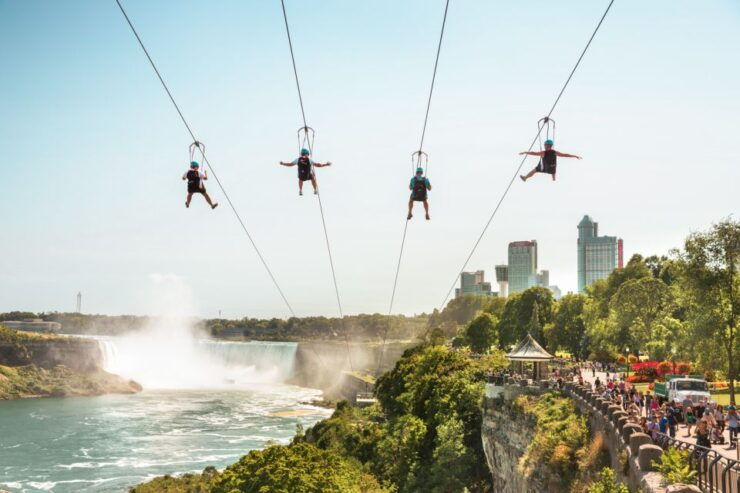 Niagara Falls, Canada: Night Illumination Zip Line to Falls - Experience Highlights