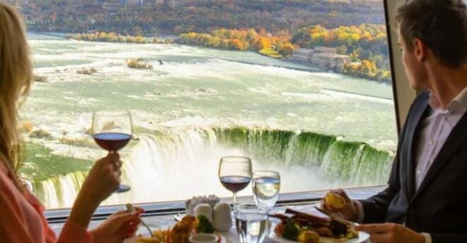 Niagara Falls: Evening Lights Tour With Skylon Tower Dinner - Inclusions and Accessibility