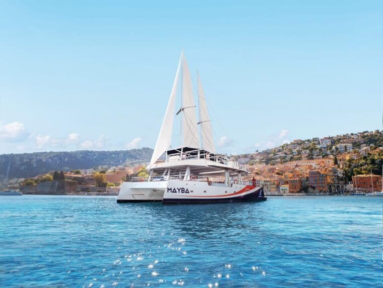 Nice : Dinner at Sea on a Maxi Catamaran - Villefranche, Cap Ferrat - Gourmet Dining on the Water