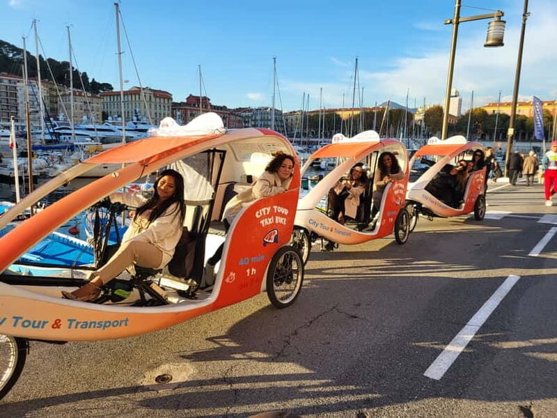 Nice : visite guidée 1h30 en TukTuk avec guide Nicois. - The Ride and Stops: What You’ll Experience