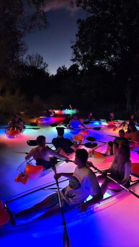 Night Glow Kayak Tour in Split - From River Banks to White Coastal Cliffs