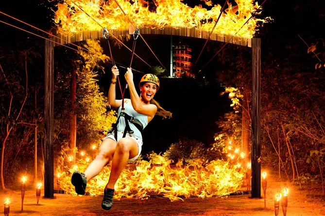 Night of Fire at Xplor Fuego Adventure! Round Transportation Included - Common Questions