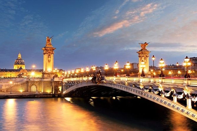 Night Paris / Duration 2h - From 1 to 6 Passengers - Tour Guide and Commentary
