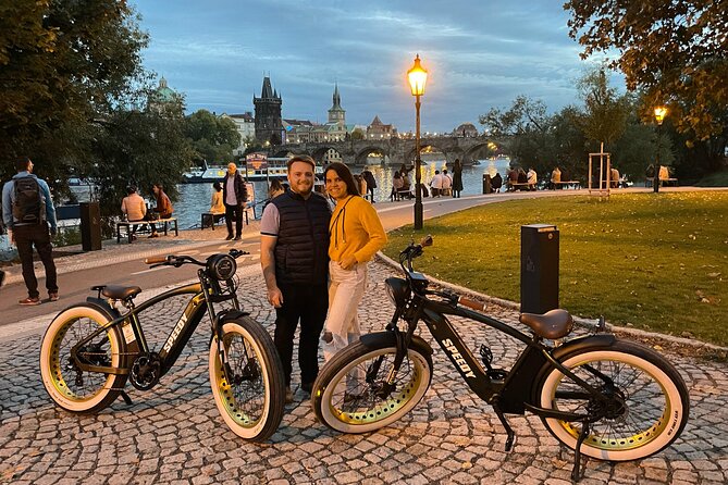 Night Tour in Prague on Retro E-Bike - Live Guided - Tour Overview