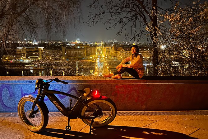 Night Tour in Prague on Retro E-Bike - Live Guided - Meeting Point