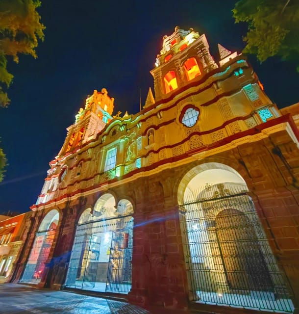 Night Tour in Puebla With Food and Drink - Included Features