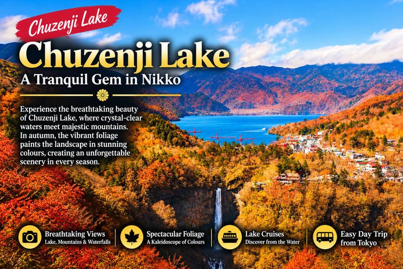Nikko Toshogu Shrine & Kegon Waterfall One Day Tour from Tokyo - Lake Chuzenji beneath Mount Nantai