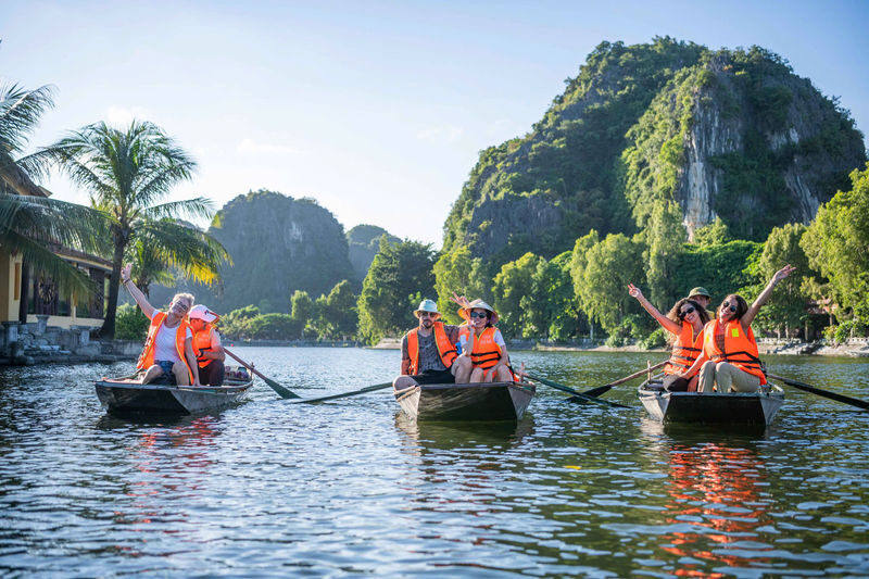 Ninh Binh Day Tour from Ha Noi - Tam Coc by rowboat, the day’s scenic centerpiece