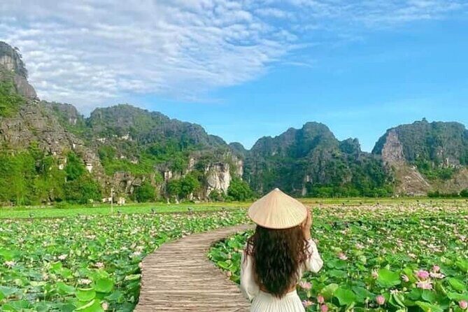 Ninh Binh full day - Trang An boat trip - Dragon Mountain - Climbing Mua Cave for Panoramic Views