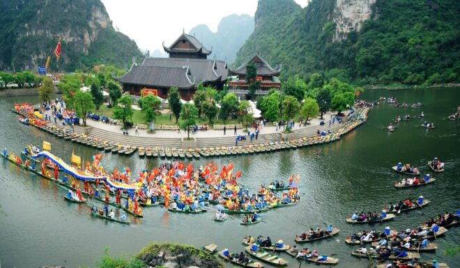 Ninh Binh - Hoa Lu - Trang an Boating - Mua Cave 1 Day Tour - Midday Highlights