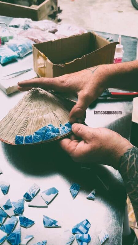 Ninh Binh: Thousand-Year Bo Bat Ceramic Mosaic Hat Workshop - Visiting Tam Coc Museum
