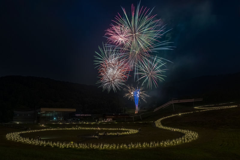 Niseko Hanazono Resort Ezo Fuji Mt.Yotei Art Mountain Lights - A ribbon of light on Niseko’s summer slope