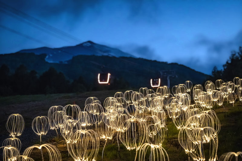 Niseko Hanazono Resort Ezo Fuji Mt.Yotei Art Mountain Lights - What the ticket price covers