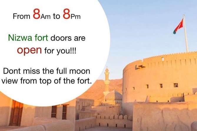 Nizwa Tour (Price per Vehicle) - Pickup and Meeting Details