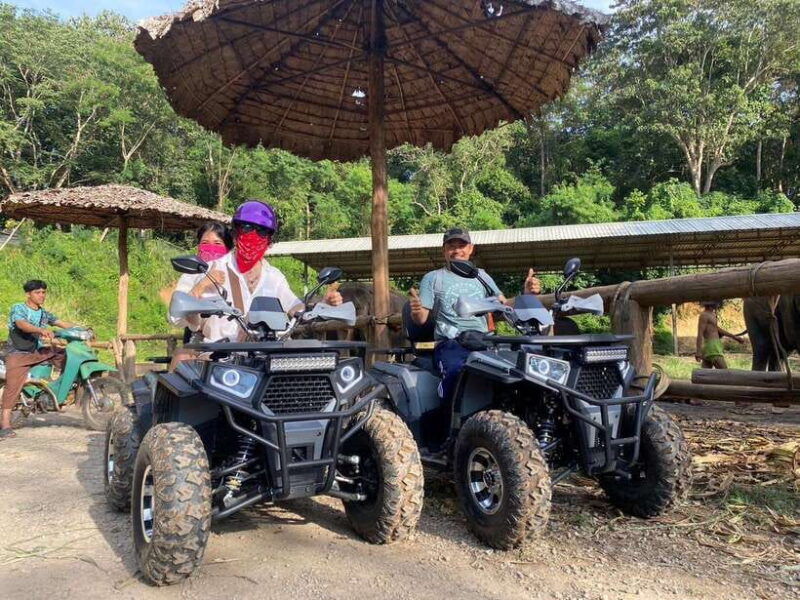 No.1 ATV 3 Hrs Mae Wang,Elephant Feeding&Rafting&Waterfall - Good To Know