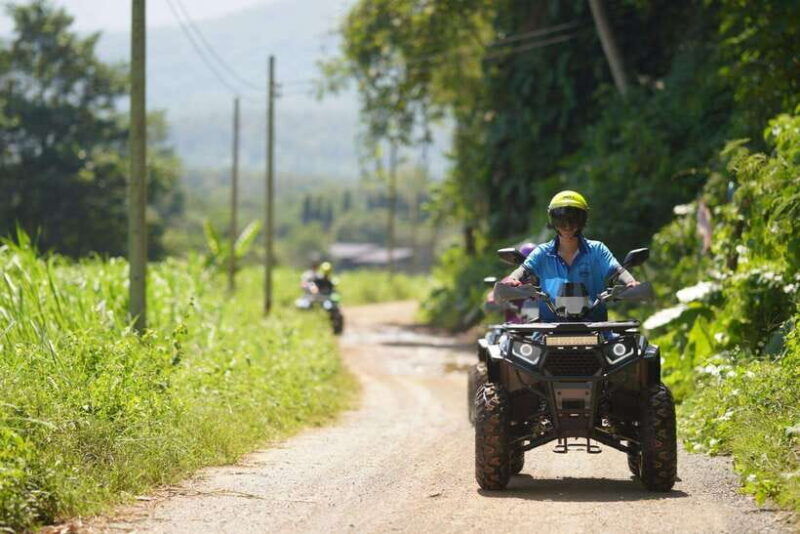 No.1 ATV 3 Hrs Mae Wang,Elephant Feeding&Rafting&Waterfall - ATV Adventure in Mae Wang