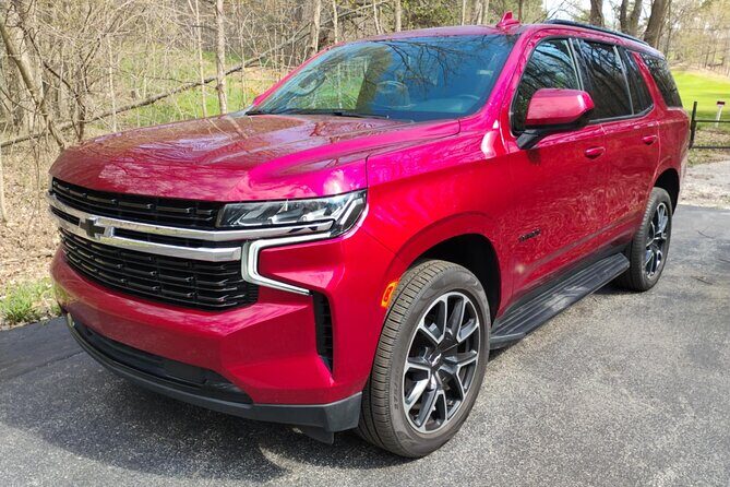 NON BUS VIP Cherry Red Tahoe RST Traverse City Wine Tour - Good To Know